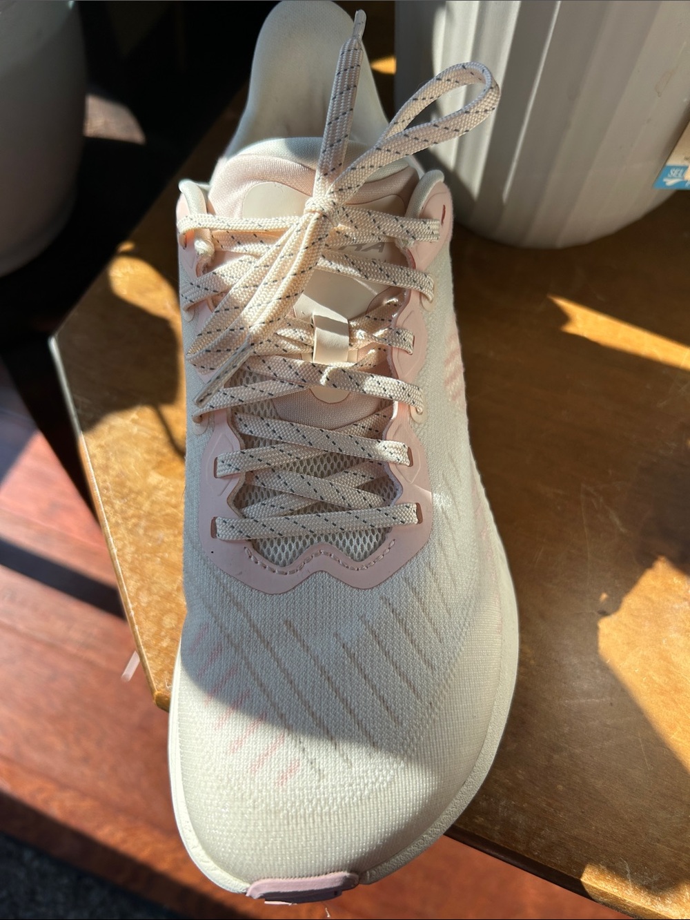 Altra Women's Light Pink and White Running Sneakers